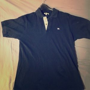 Medium Black Burberry Polo